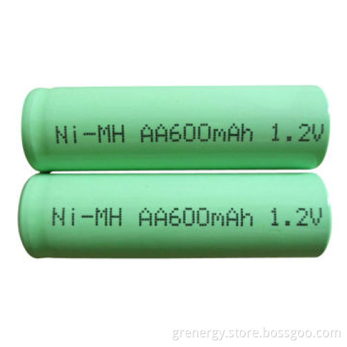 1.2V 600mAh AA size Ni-MH rechargeable dry battery, flat/high top, GSG/UL/CE/RoHS/REACH approved